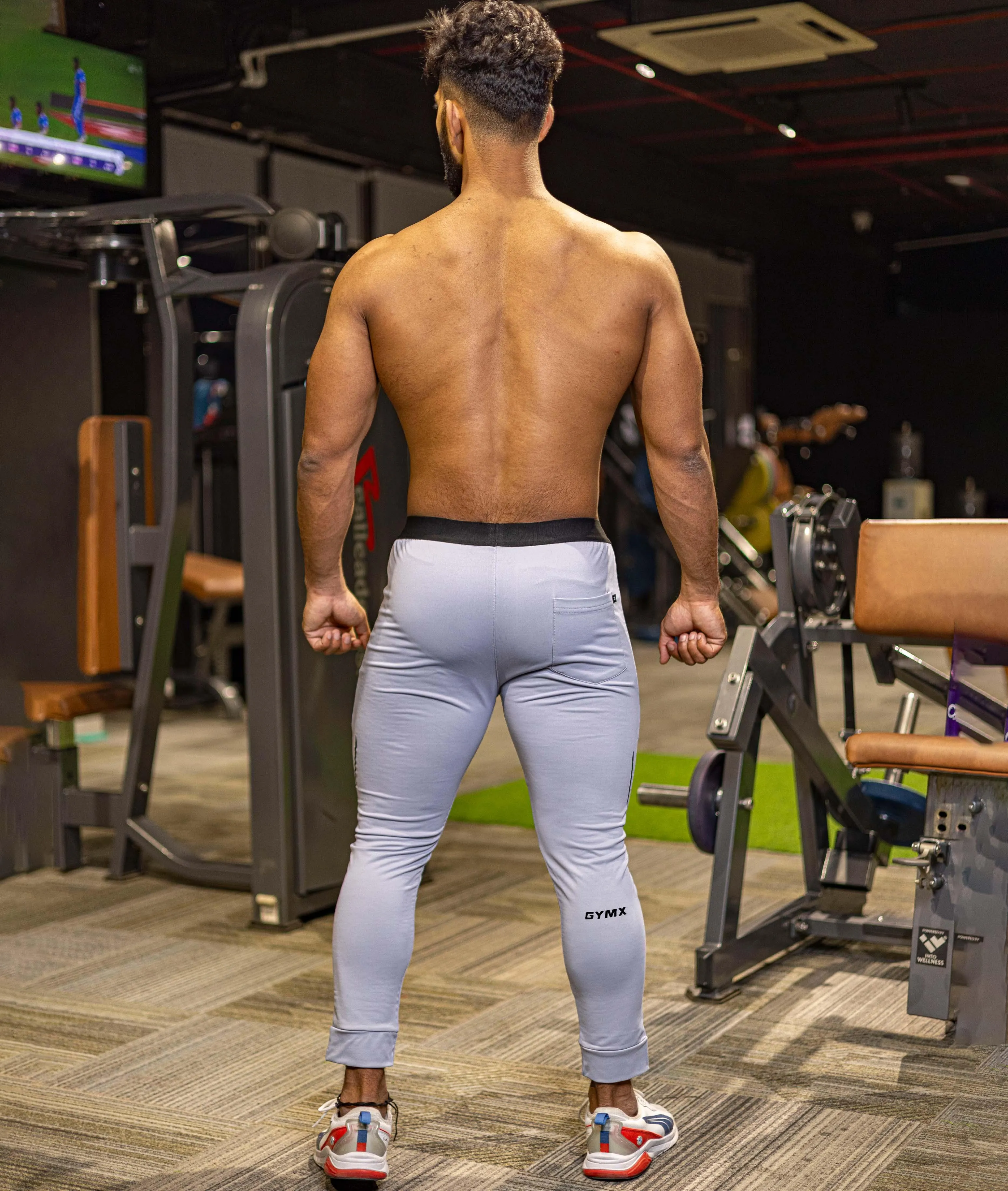 102 Perfection GymX Joggers: Light Grey