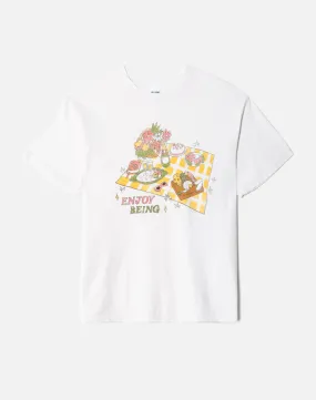 90s Easy Picnic Tee - Vintage White