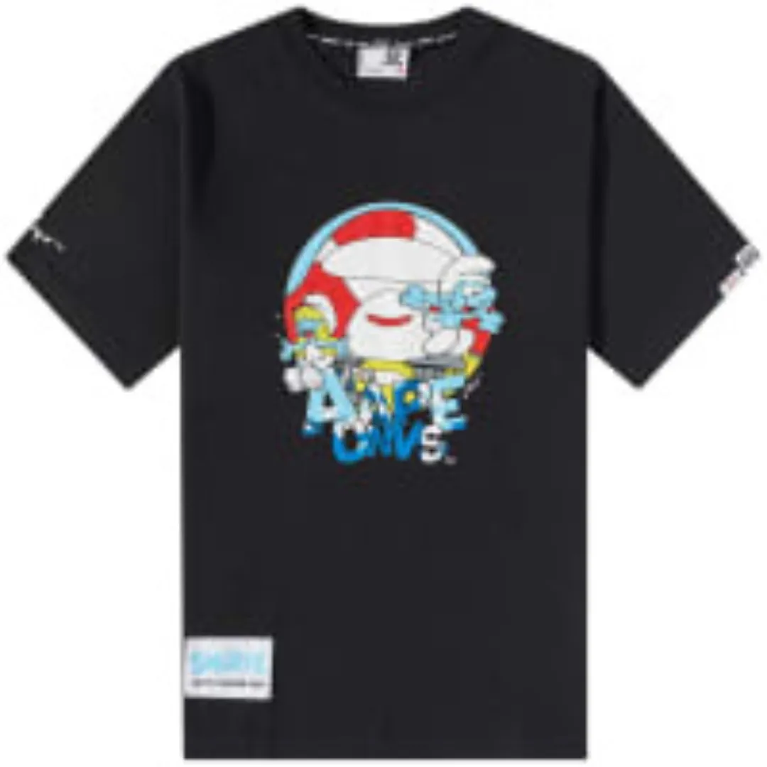 A BATHING APE  |Crew Neck Unisex Street Style Cotton Short Sleeves Oversized