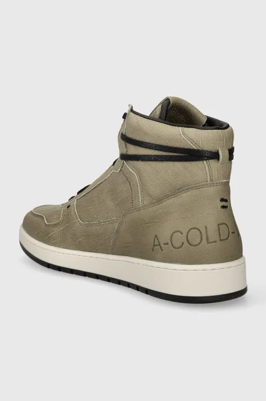 A-COLD-WALL* suede sneakers LUOL HI TOP green color ACWUF085A