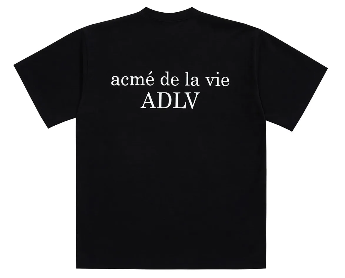 acme de la vie  |Crew Neck Unisex Street Style U-Neck Plain Cotton