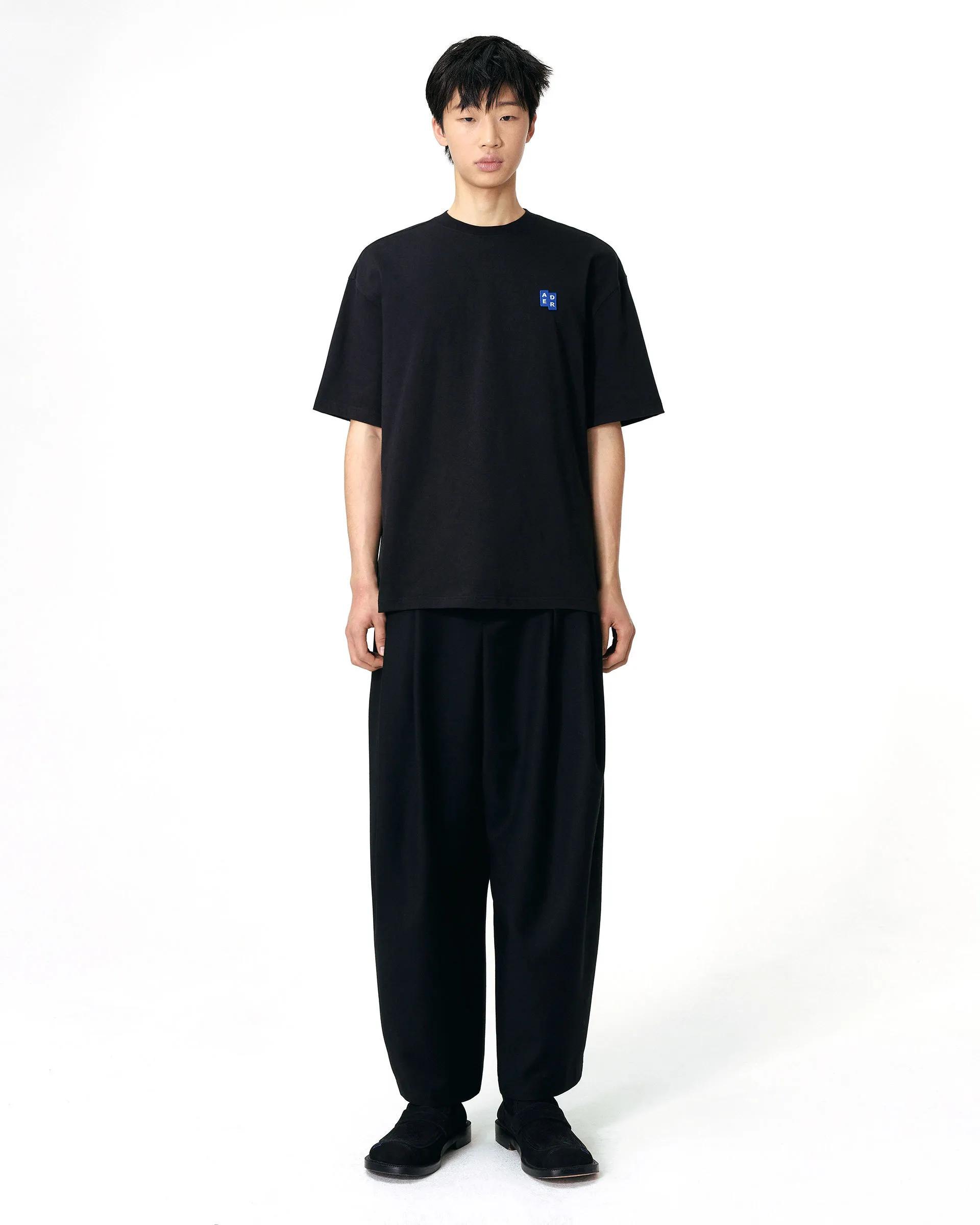 ADERERROR  |Unisex Street Style Plain Oversized Logo T-Shirts