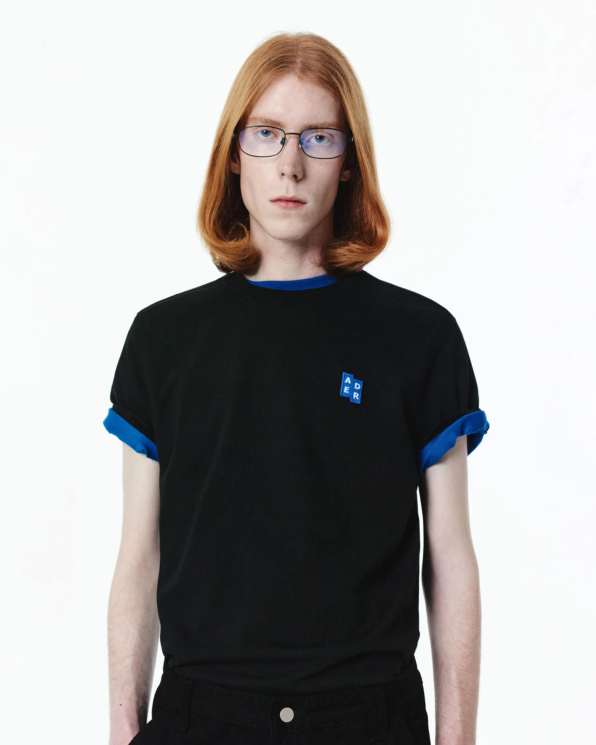 ADERERROR  |Unisex Street Style Plain Oversized Logo T-Shirts