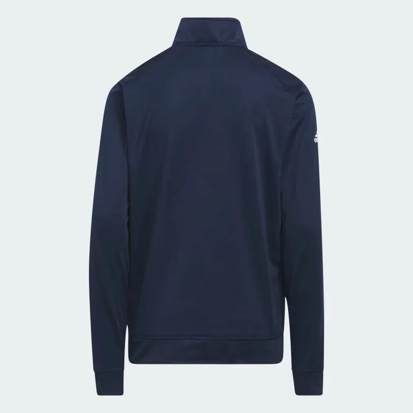 Adidas Boys Heather Quarter Zip Pullover HS3078