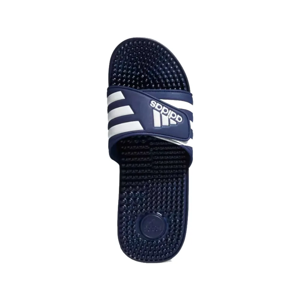 Adidas Unisex Adissage Slide (Dark Blue/Cloud White/Dark Blue)