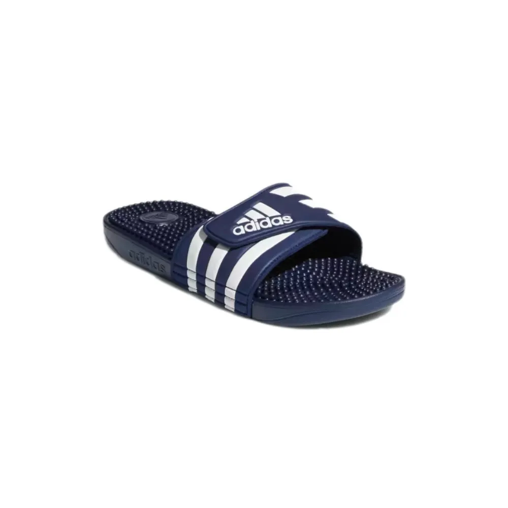 Adidas Unisex Adissage Slide (Dark Blue/Cloud White/Dark Blue)