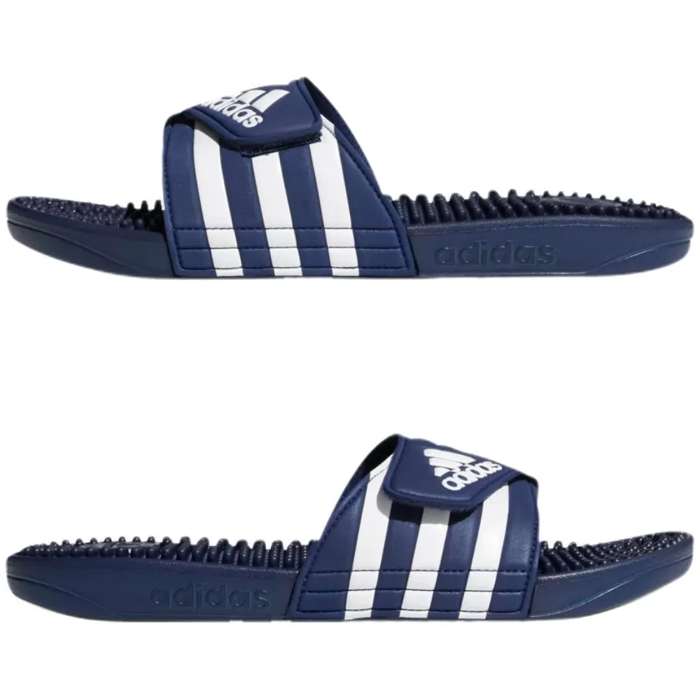 Adidas Unisex Adissage Slide (Dark Blue/Cloud White/Dark Blue)