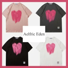 Aelfric Eden  |Unisex Street Style Cotton Short Sleeves Oversized T-Shirts