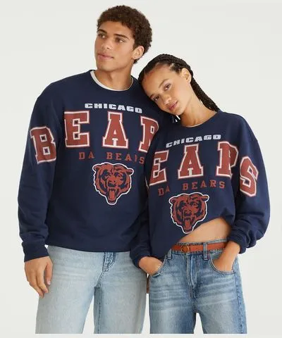 Aeropostale Chicago Bears Crew Sweatshirt