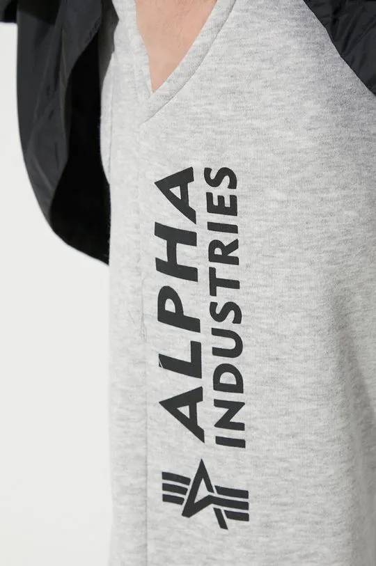 Alpha Industries joggers gray color