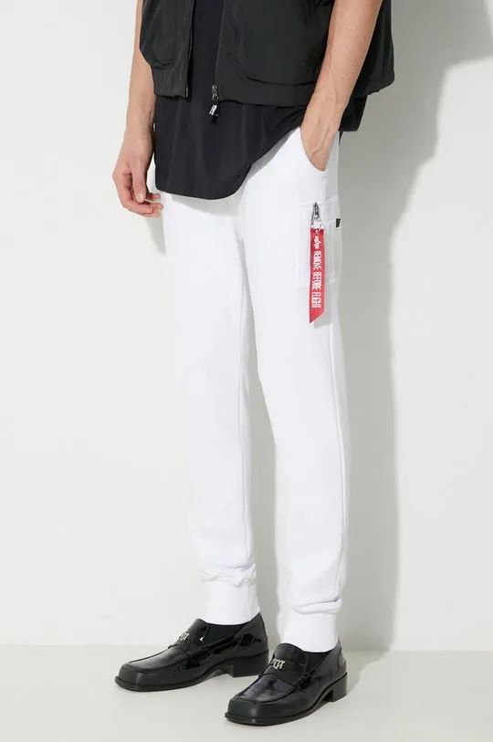 Alpha Industries joggers white color