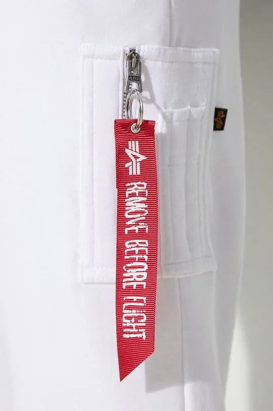 Alpha Industries joggers white color