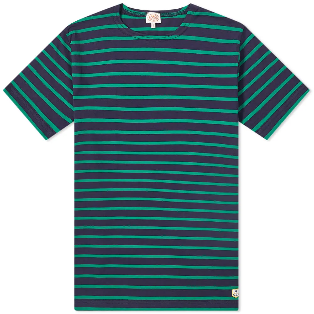 Armor-Lux 73842 Mariniere T-ShirtNavy & Green