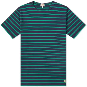 Armor-Lux 73842 Mariniere T-ShirtNavy & Green