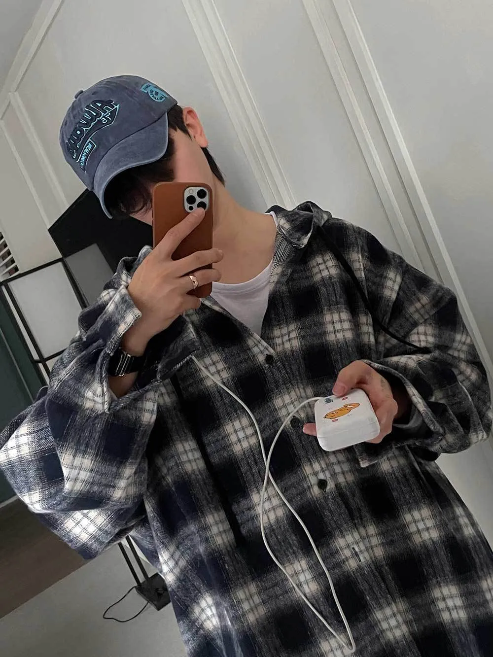 ASCLO  |Other Plaid Patterns Unisex Street Style Long Sleeves