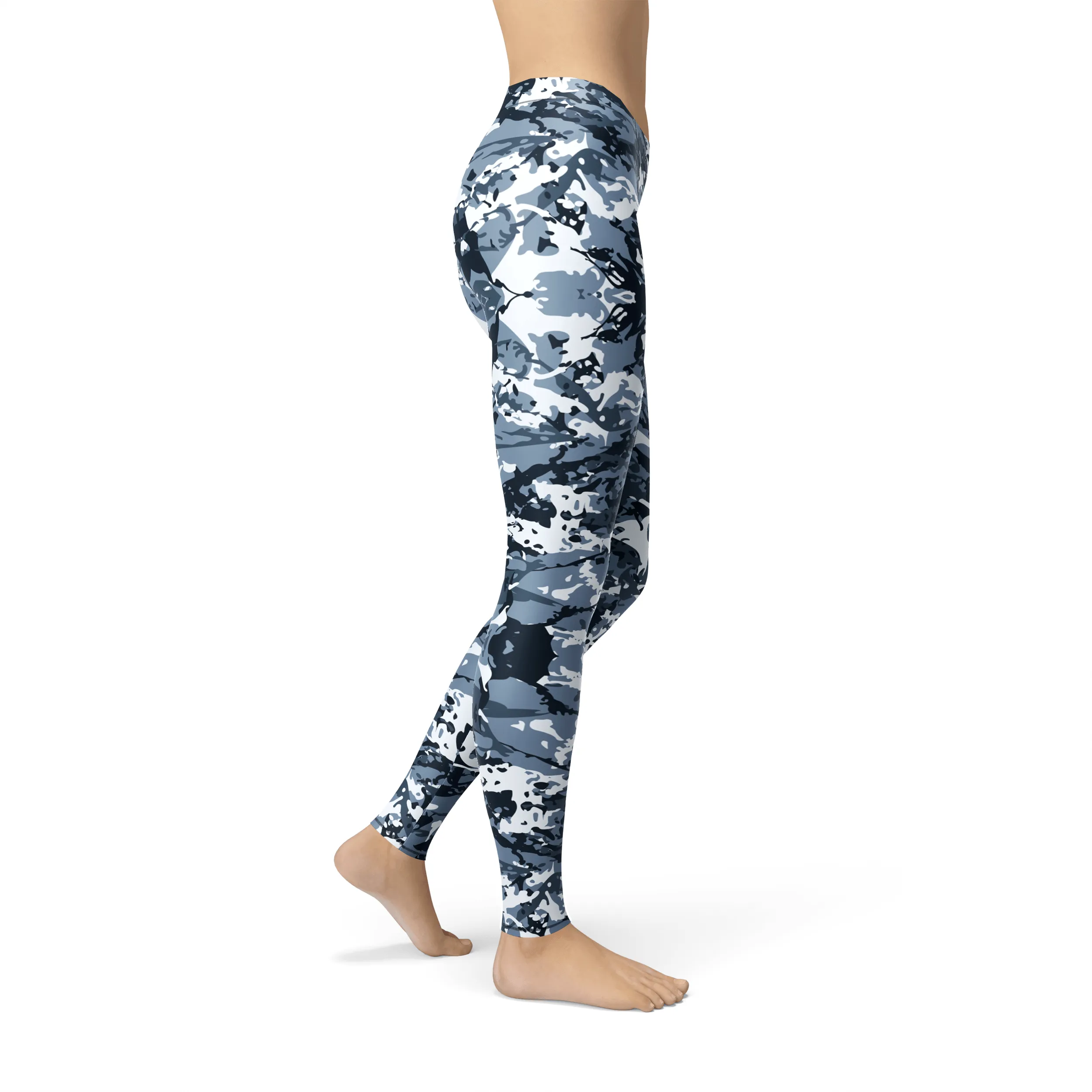 Avery Navy Camo Leggings