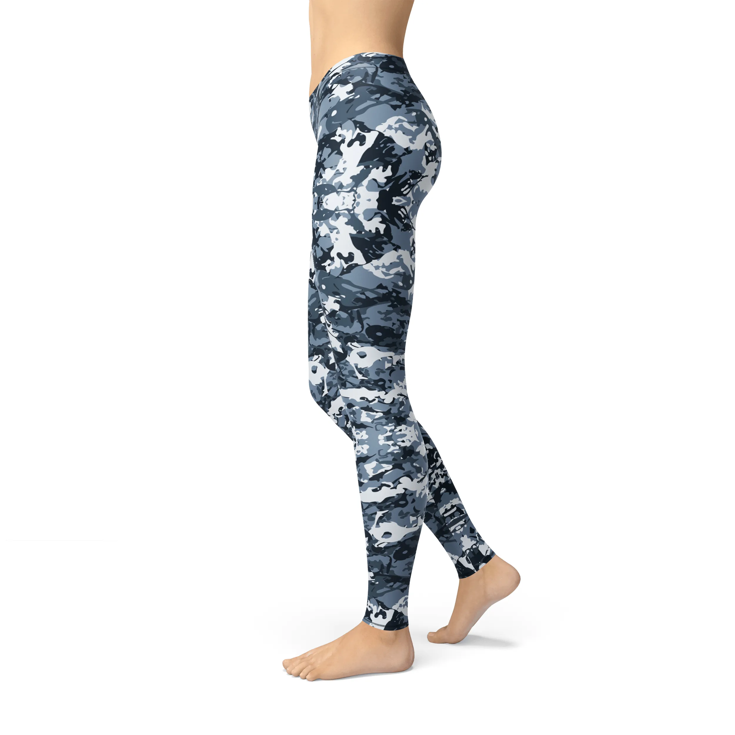 Avery Navy Camo Leggings