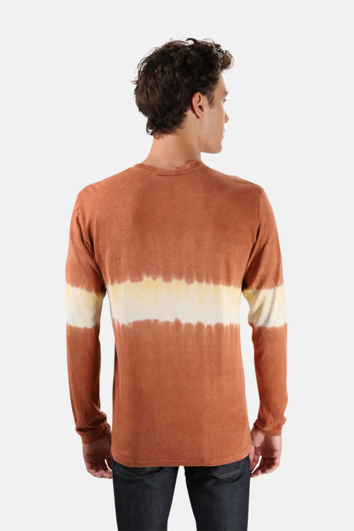 Baja Long Sleeve Tee - Sunset Tie Dye