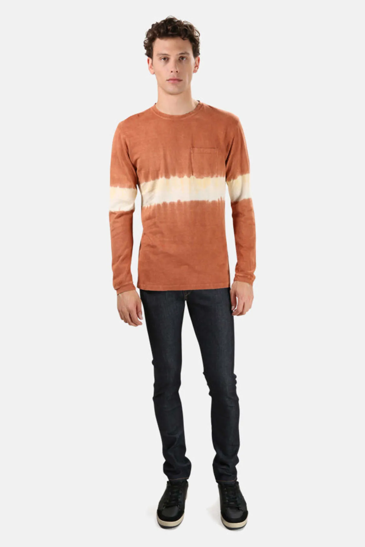 Baja Long Sleeve Tee - Sunset Tie Dye