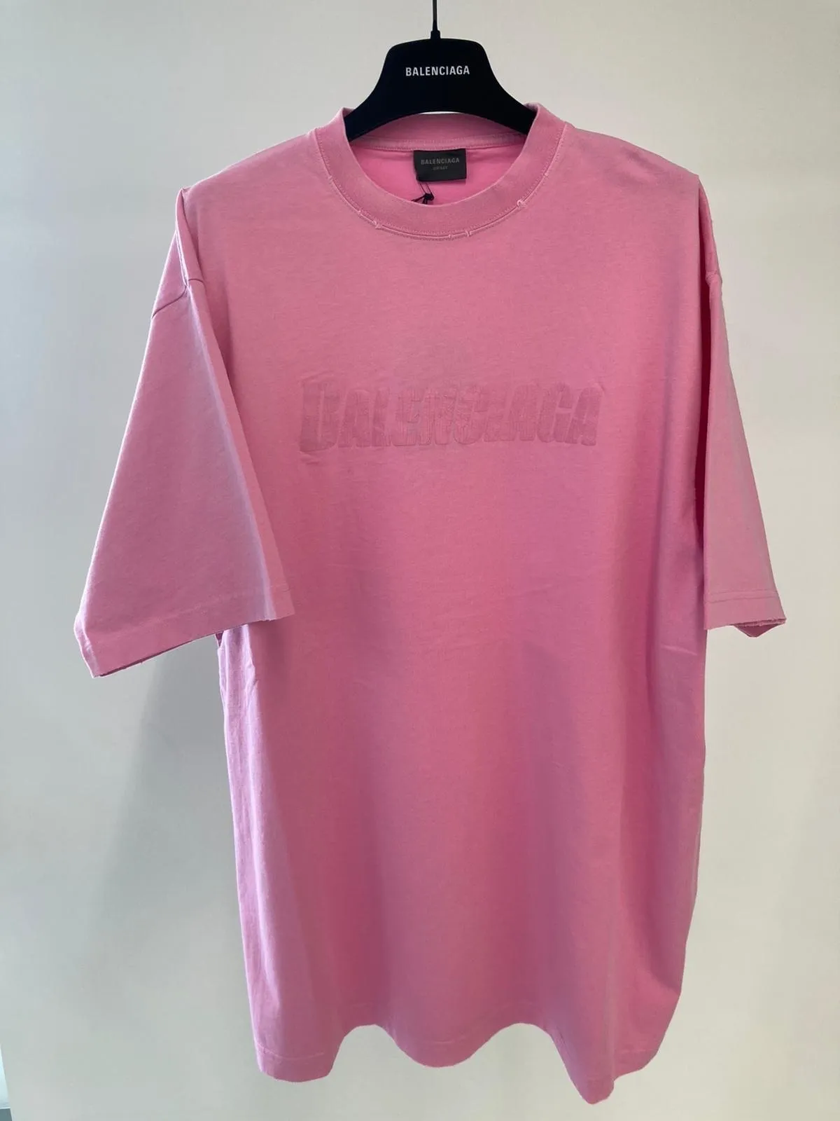 BALENCIAGA  |BALENCIAGA CAPS DESTROYED Oversized T-shirt