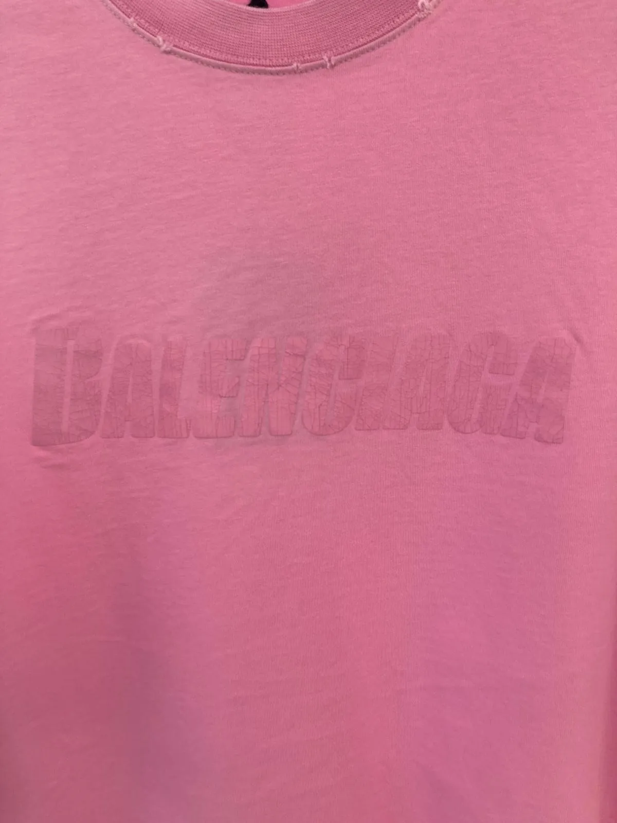 BALENCIAGA  |BALENCIAGA CAPS DESTROYED Oversized T-shirt