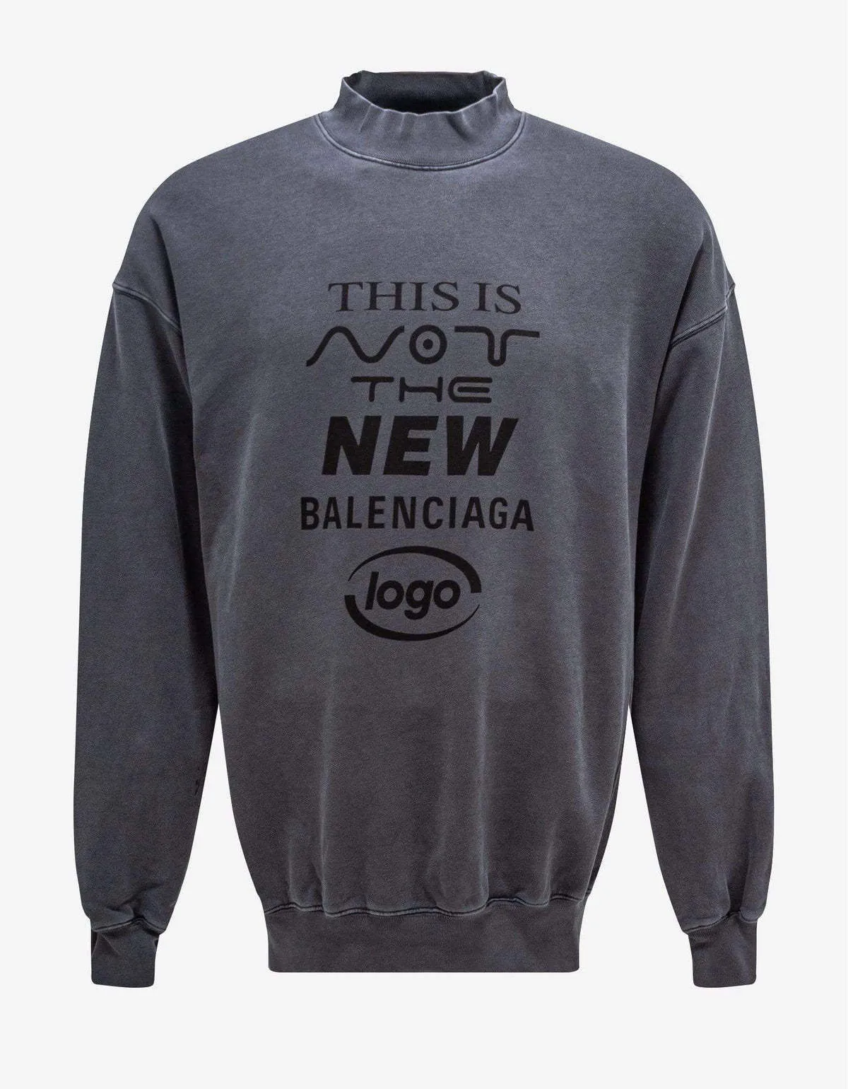 BALENCIAGA  |Street Style Long Sleeves Cotton Oversized Logo Luxury