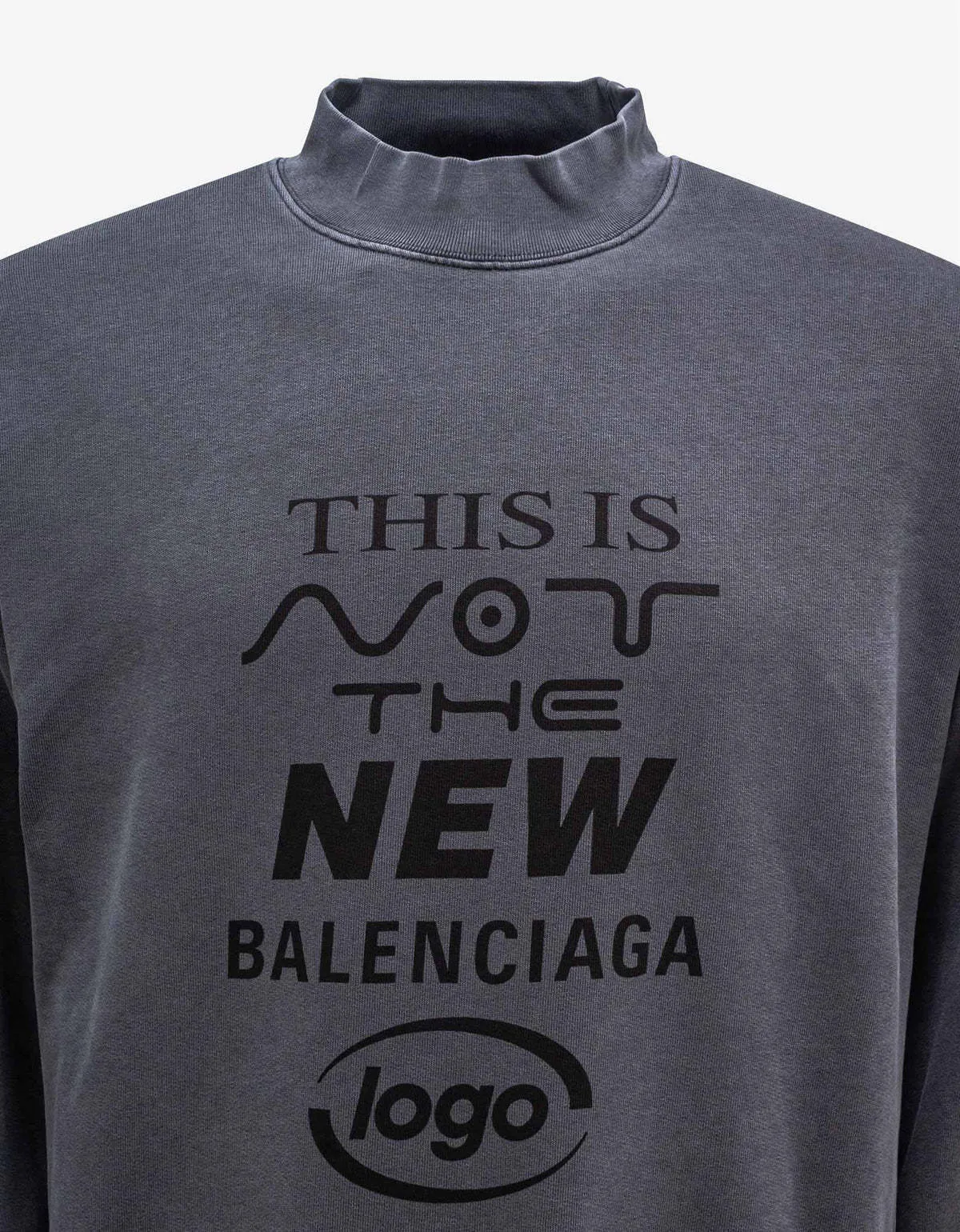 BALENCIAGA  |Street Style Long Sleeves Cotton Oversized Logo Luxury