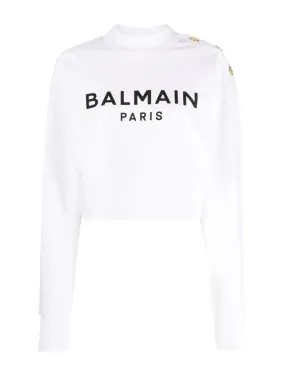 BALMAIN PRINTED SWEATSHIRT