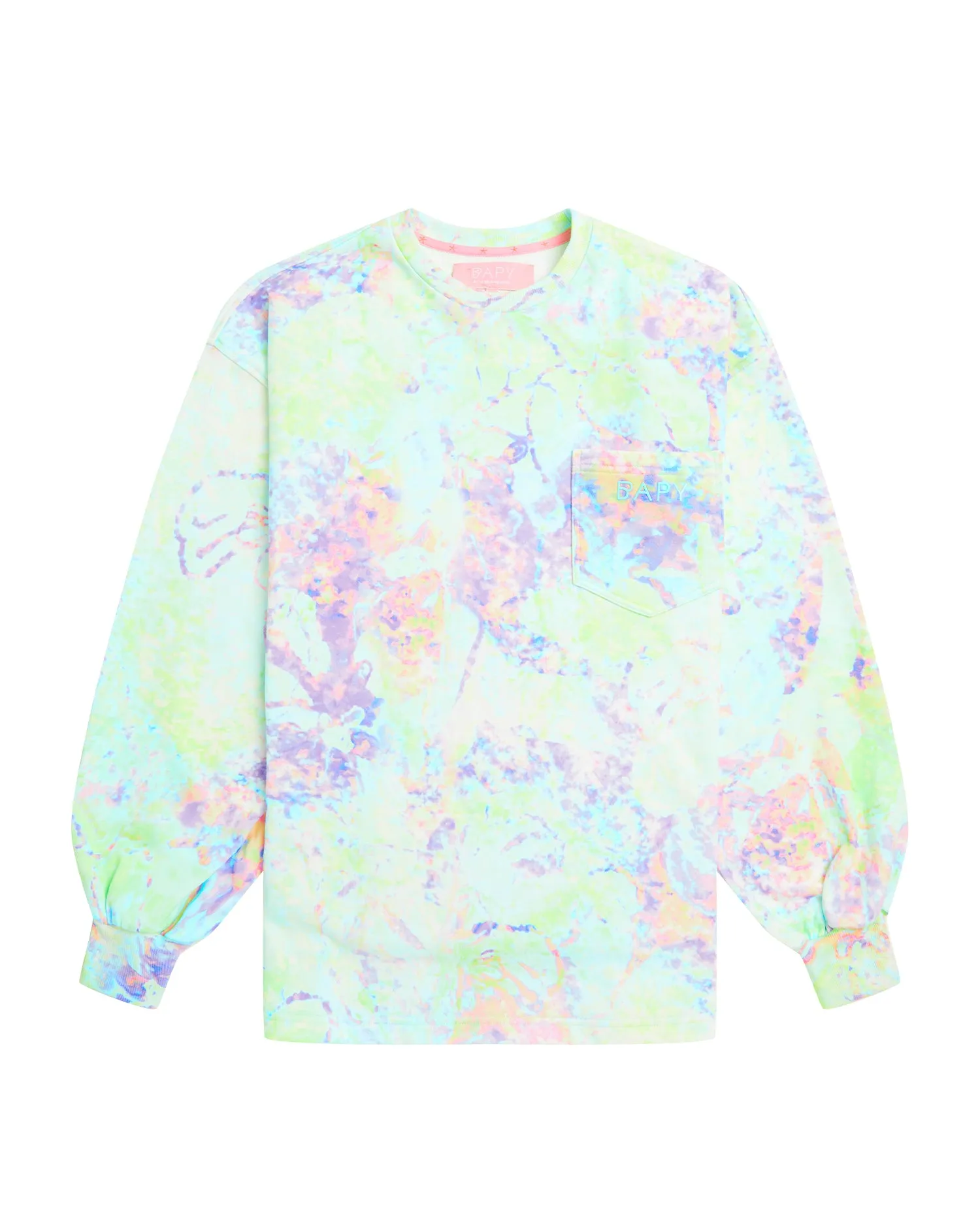 BAPY TIE-DYED EFFECT SWEATSHIRT LADIES