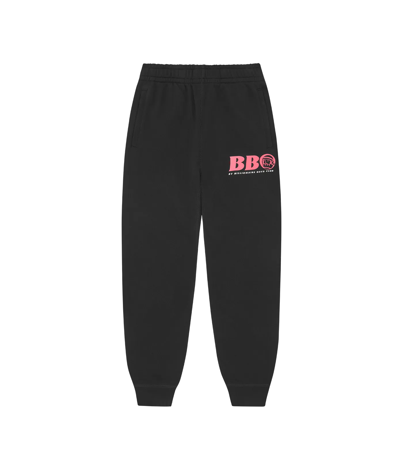 BB ASTRO SMALL LOGO SWEATPANTS - BLACK/PINK LOGO