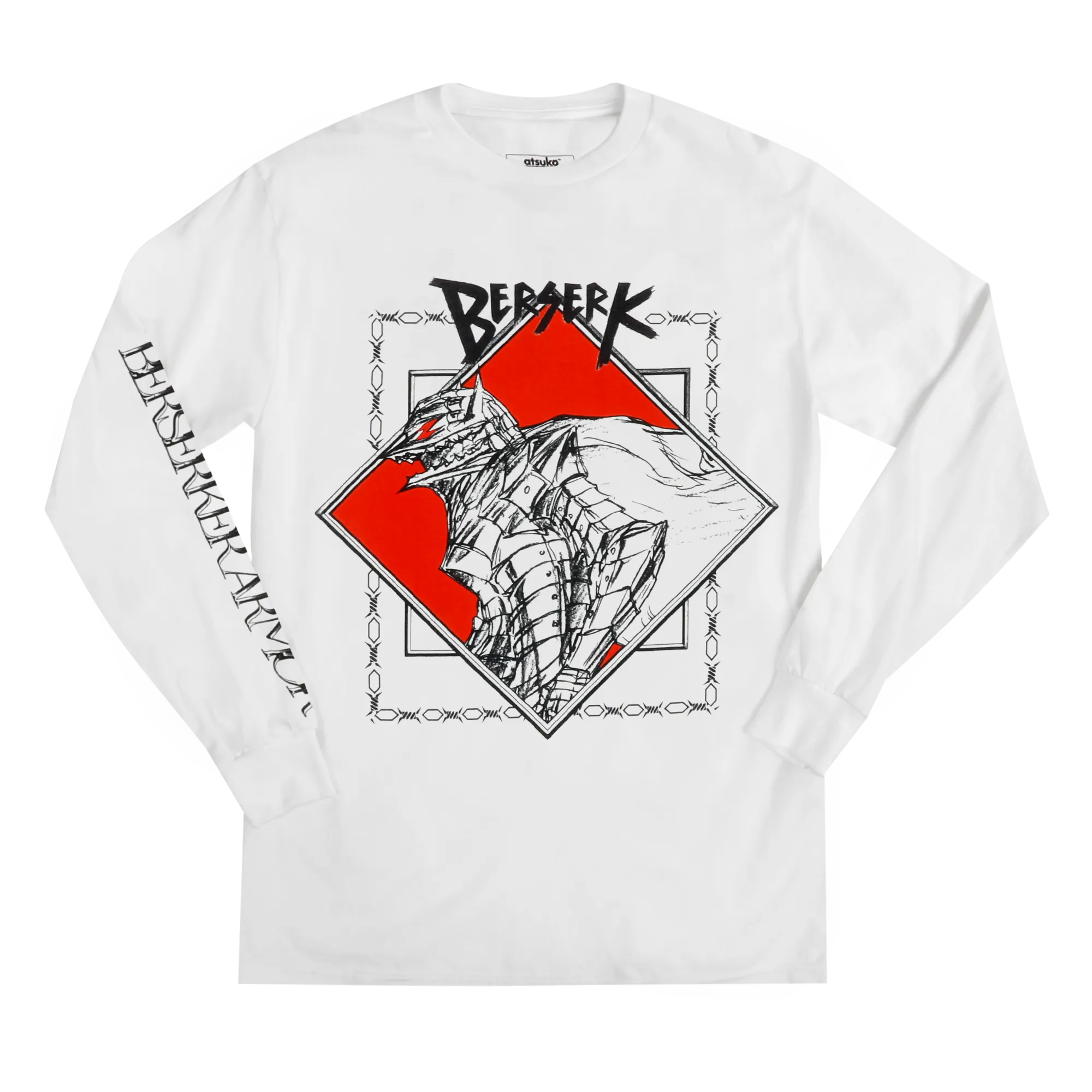 Berserker Armor Beast White Long Sleeve