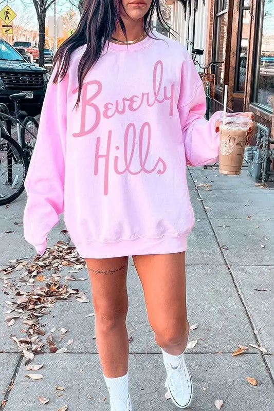 BEVERLY HILLS GRAPHIC SWEATSHIRT