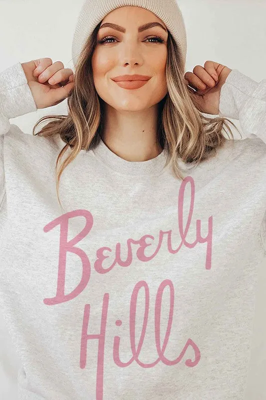 BEVERLY HILLS GRAPHIC SWEATSHIRT