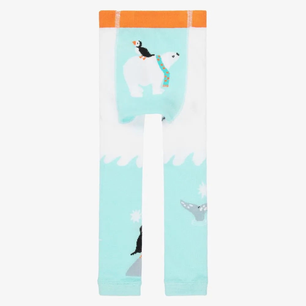 Blue Polar Bear Leggings