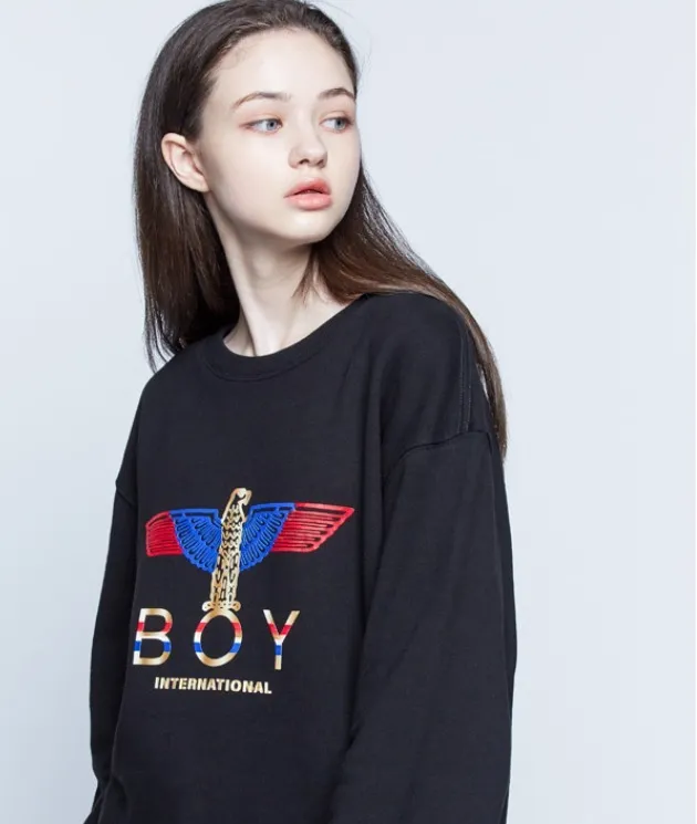 BOY LONDON  |Unisex Street Style Long Sleeves Other Animal Patterns