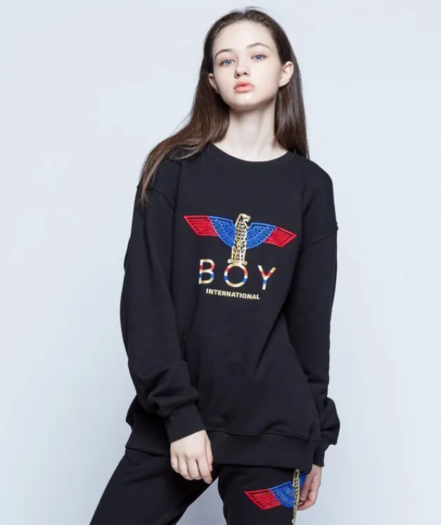 BOY LONDON  |Unisex Street Style Long Sleeves Other Animal Patterns