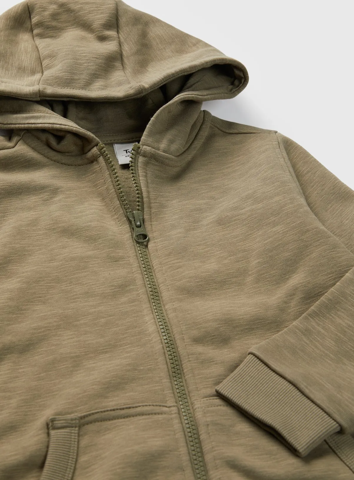 Buy Khaki Zip-Through Hoodie 7 years | Jumpers and hoodies | Tu