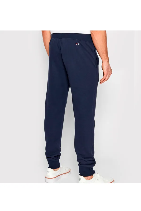 Champion Rochester Pant Rib Cuff Big Logo Navy