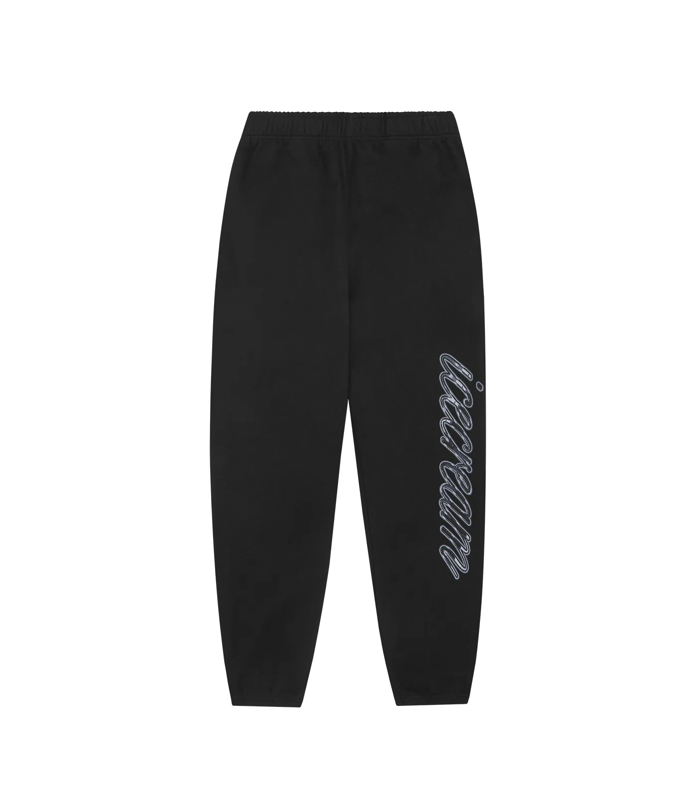 CHROME SCRIPT SWEATPANTS - BLACK