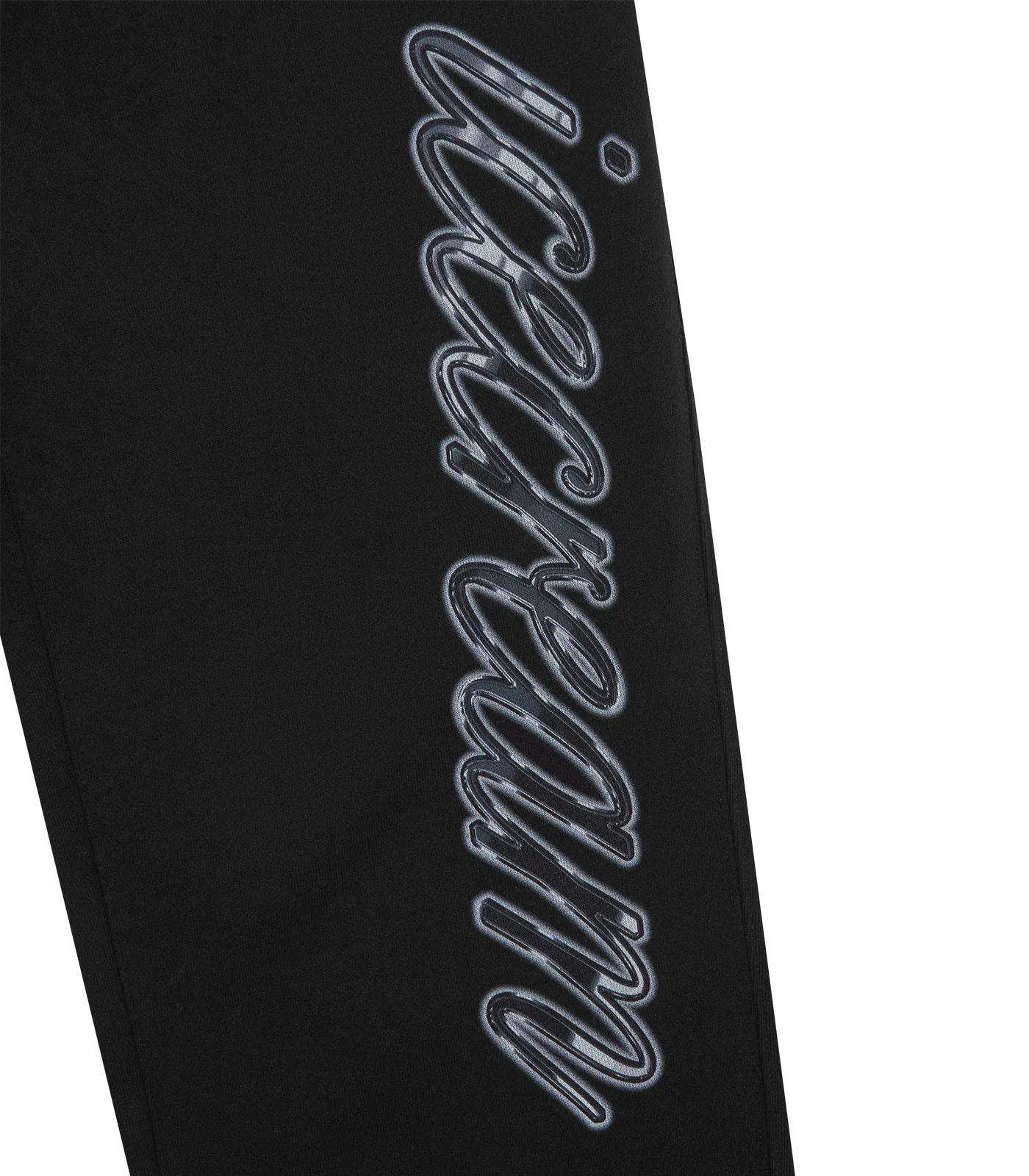 CHROME SCRIPT SWEATPANTS - BLACK