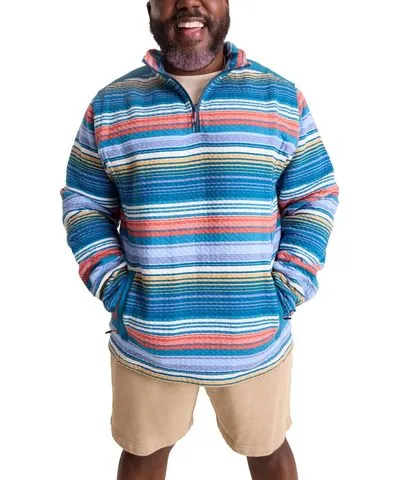 Chubbies Men's The Even Keel Long Sleeve Quarter-Zip Sweatshirt