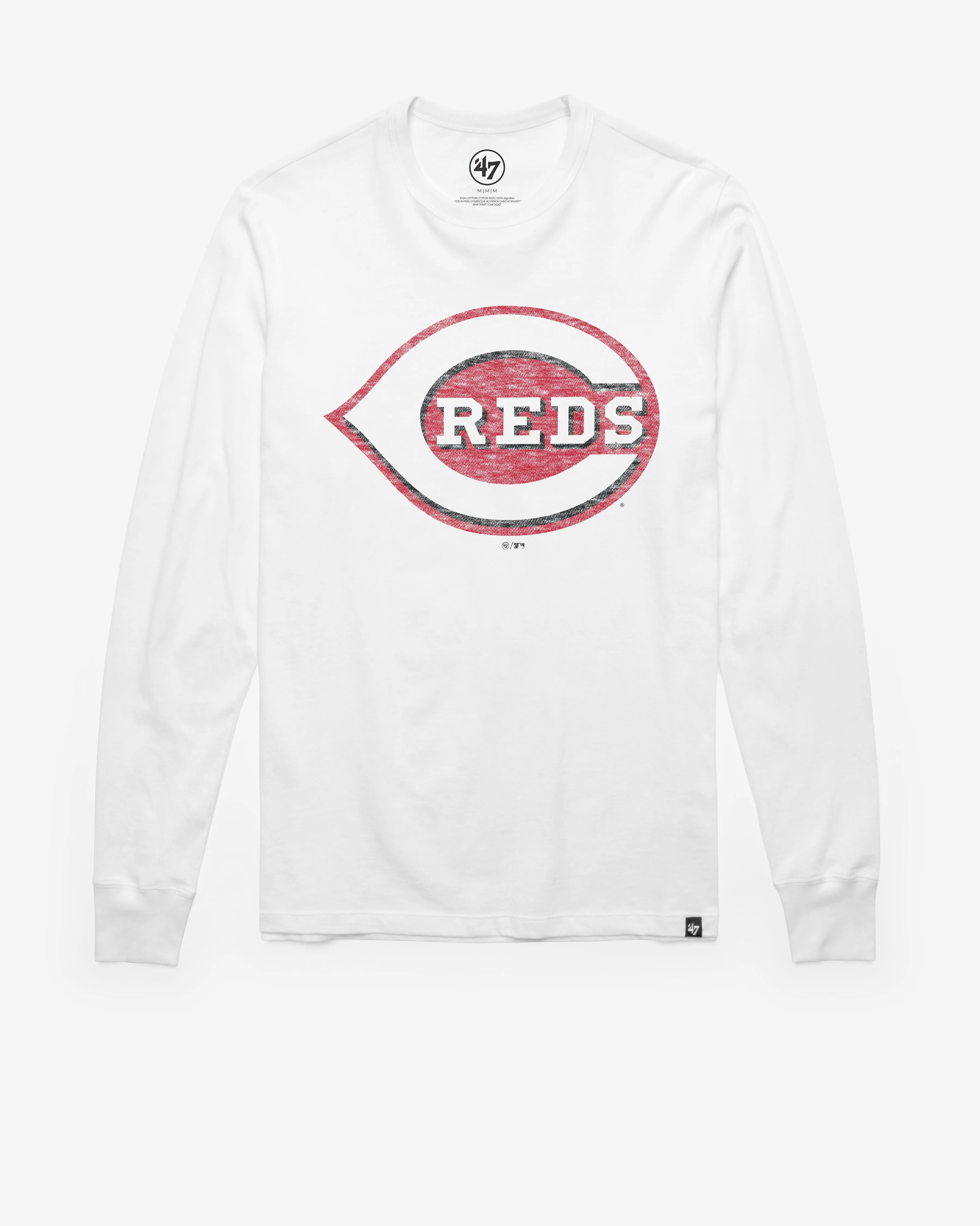 CINCINNATI REDS PREMIER '47 FRANKLIN LONG SLEEVE TEE