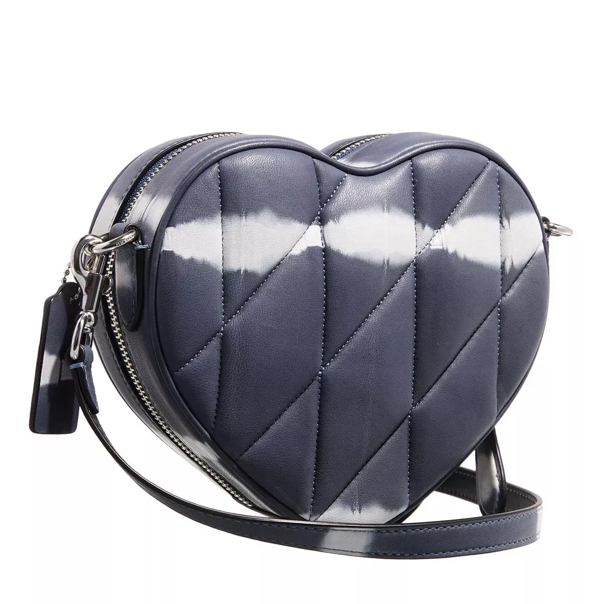 Coach  Quilted Tie-Dye Heart Crossbody lh/midnight navy multi