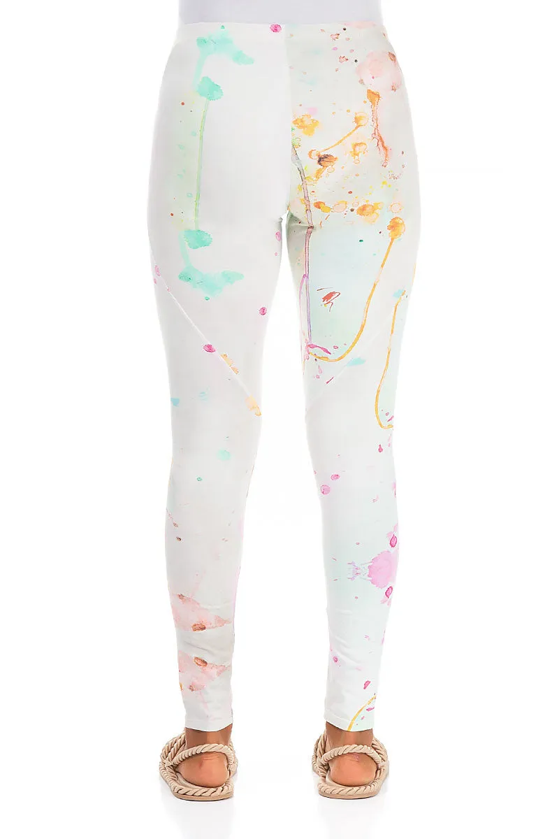 Colour Splash Cotton Leggings