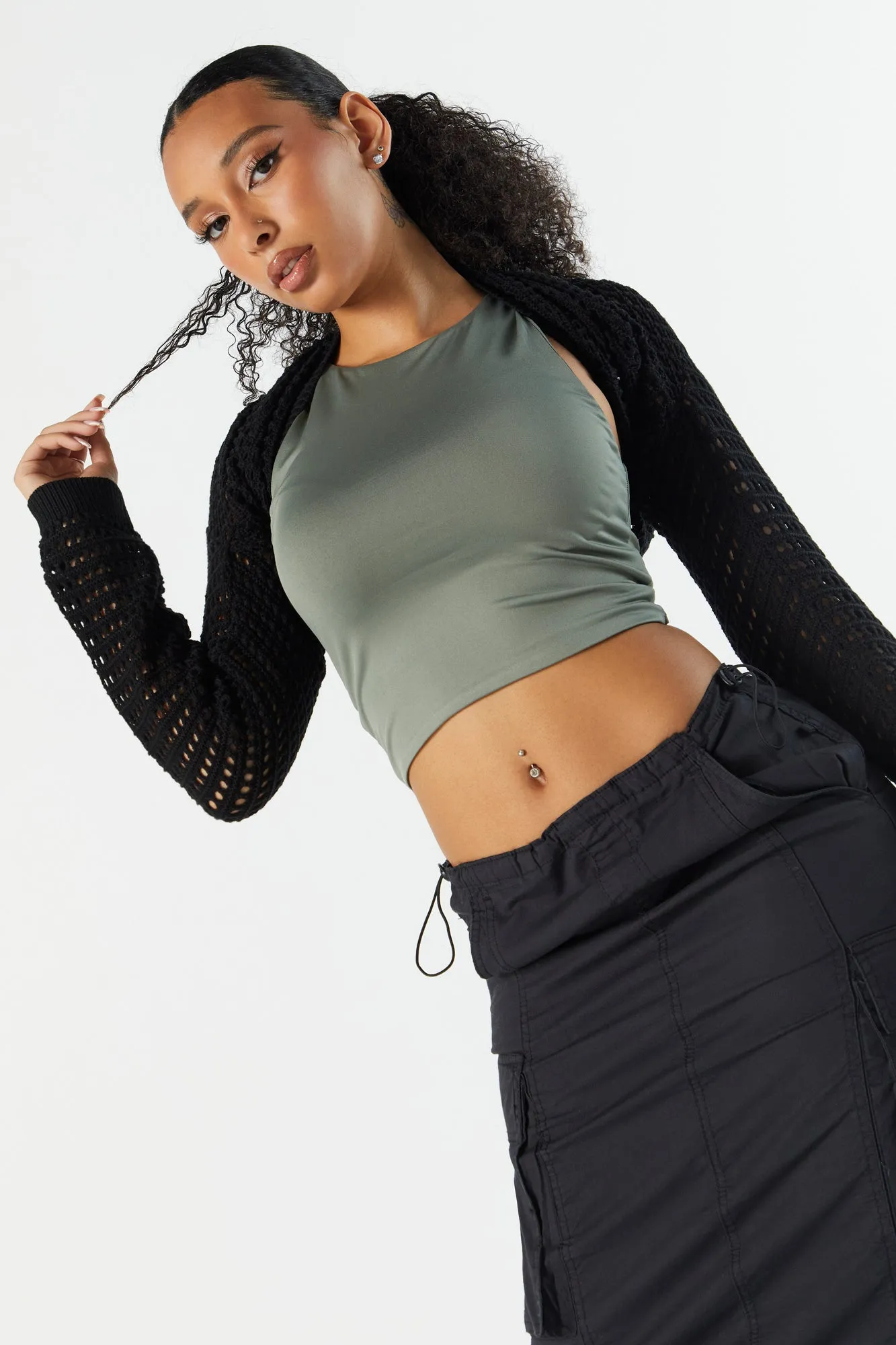 Contour Cropped Tank Top