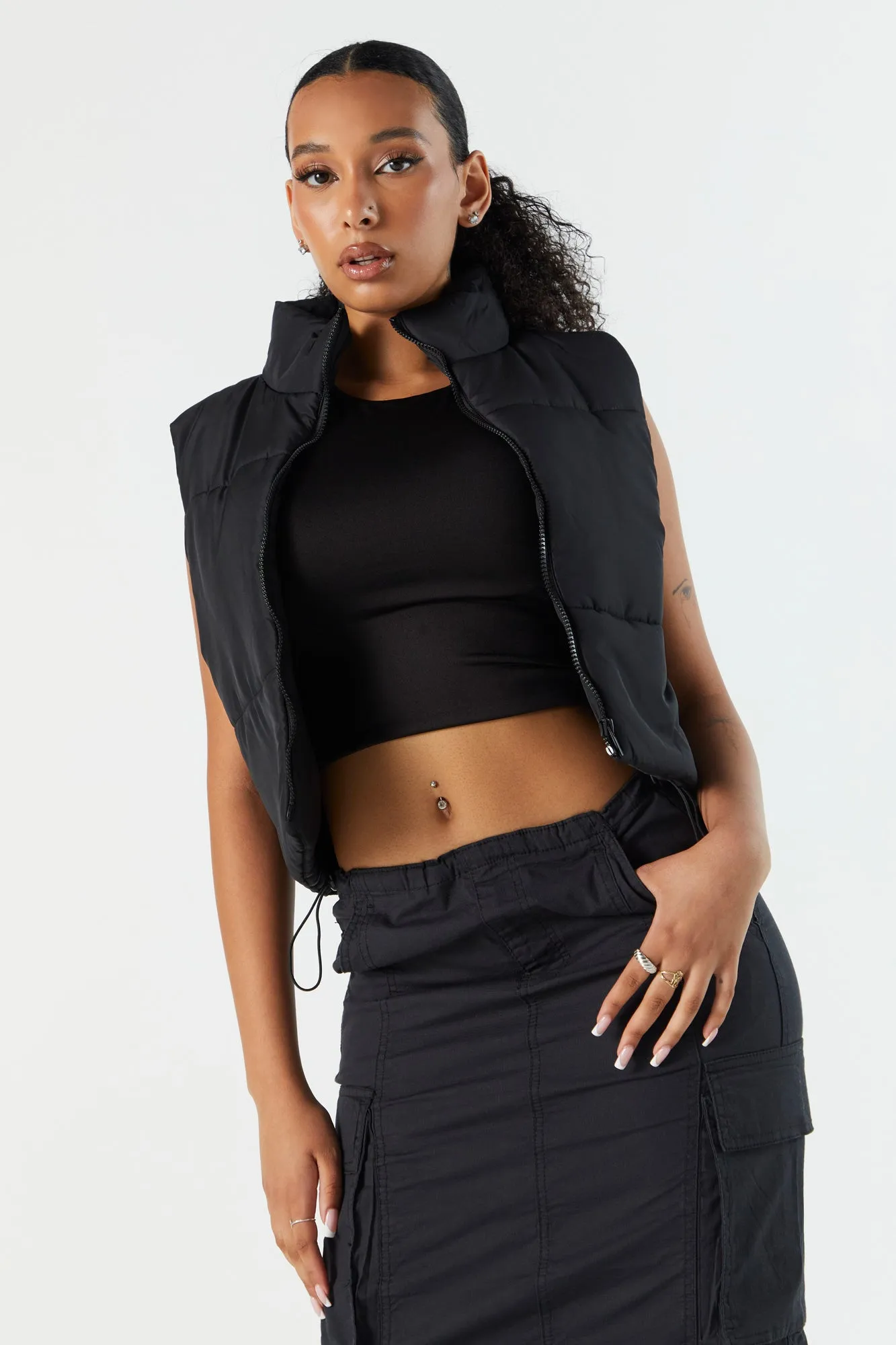 Contour Cropped Tank Top