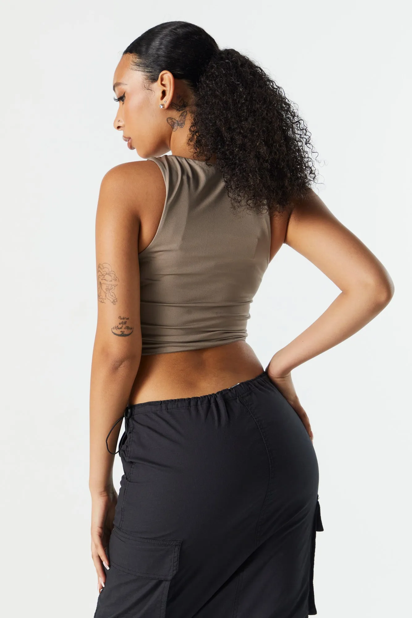 Contour Cropped Tank Top