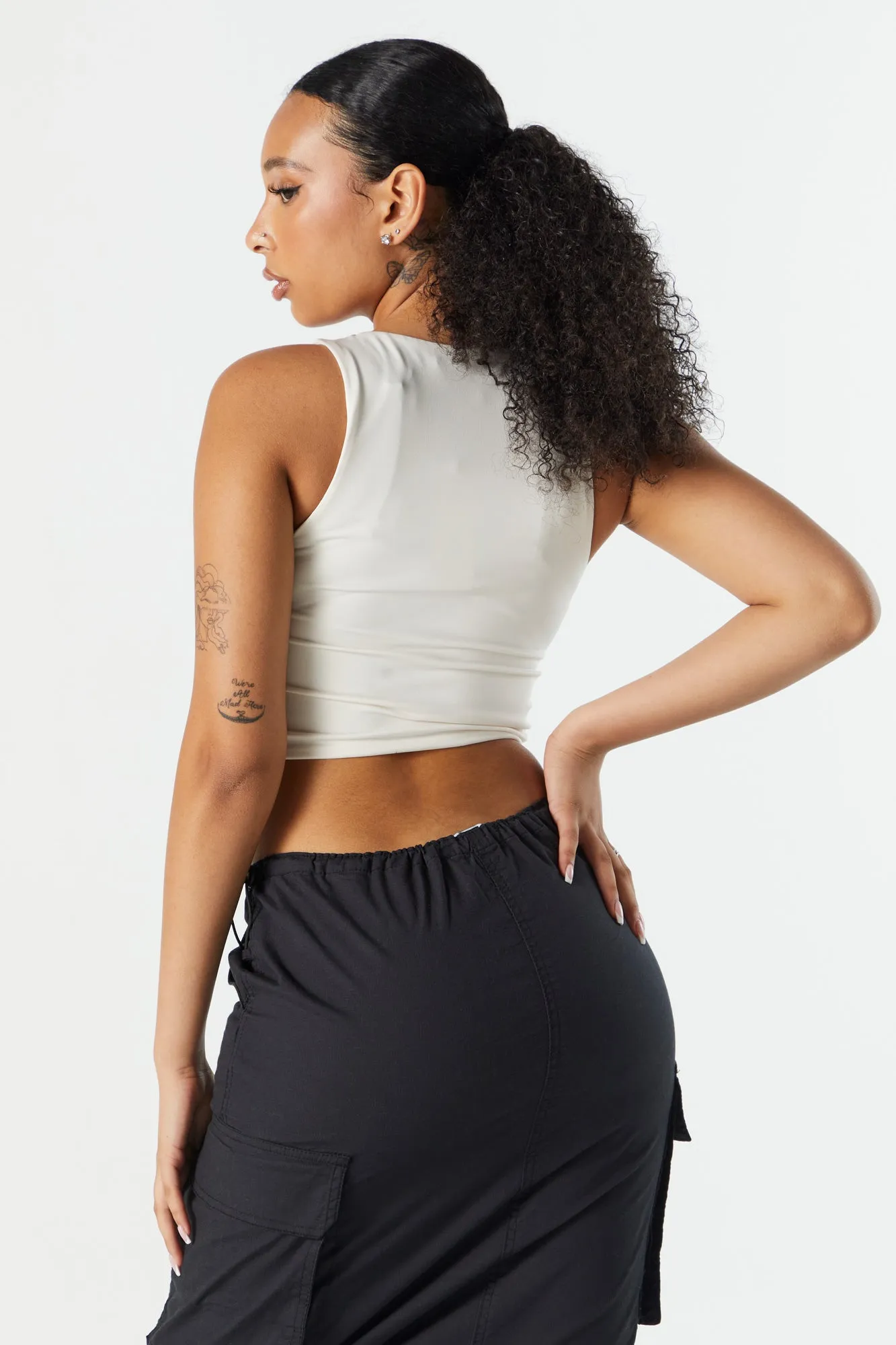 Contour Cropped Tank Top