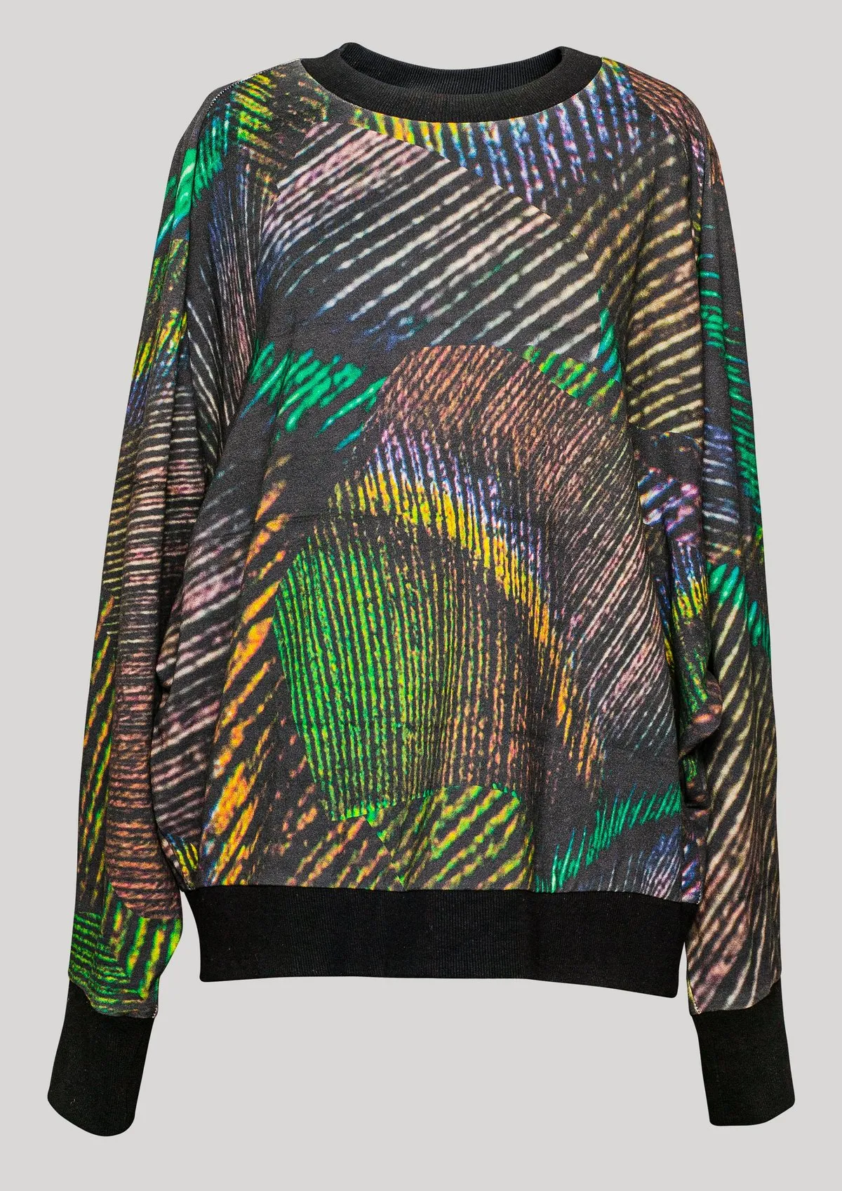 COTTON JERSEY oversized SWEATER - multi