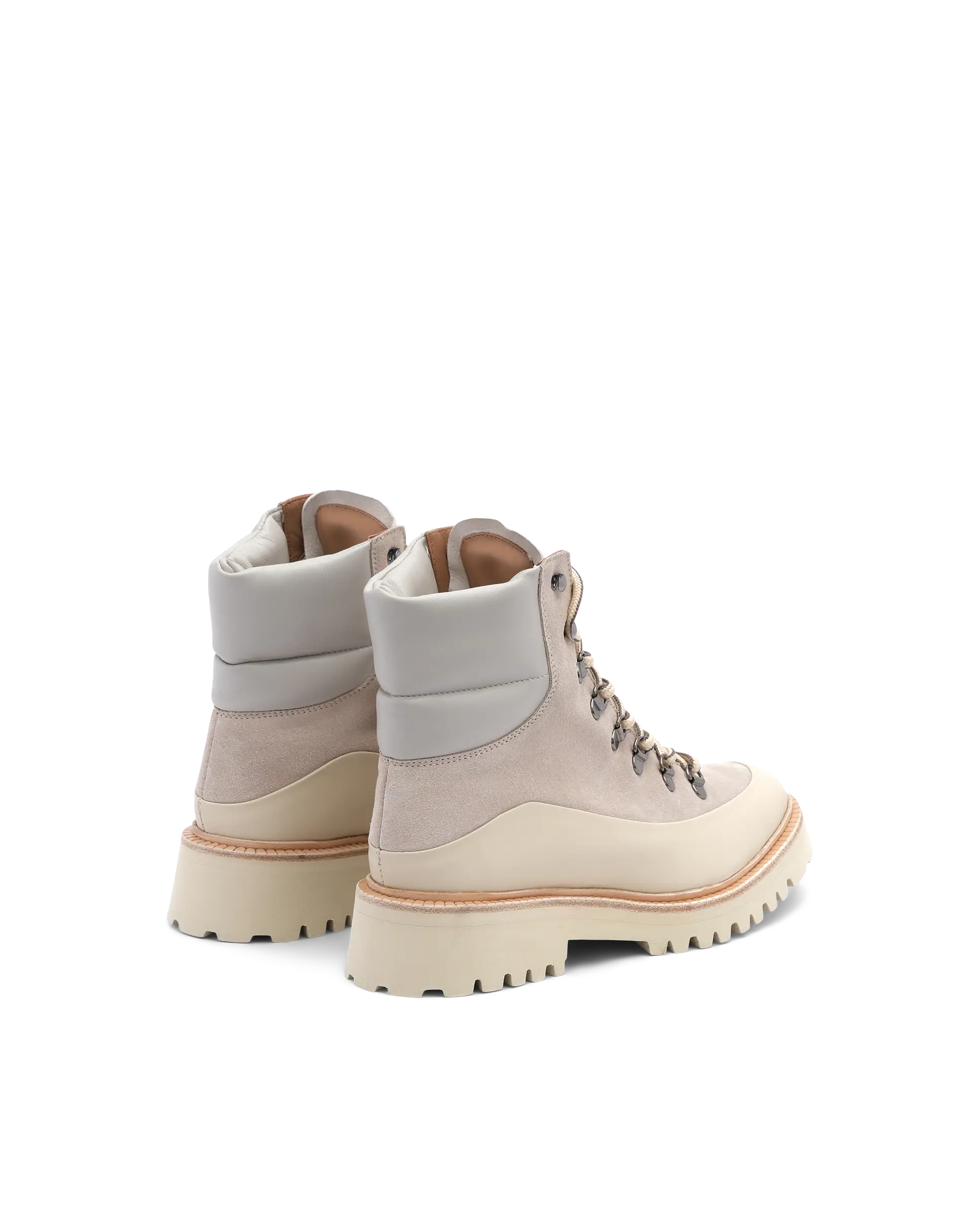 Covent Beige Calf Ankle Boots